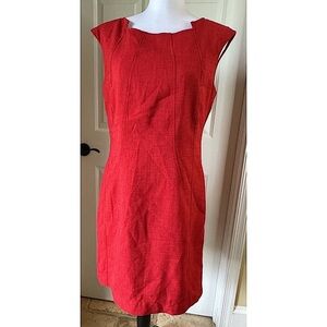 The Red Dress Ellen Tracy Womens 8 Linen Tweed Look Business Boss Work Classic